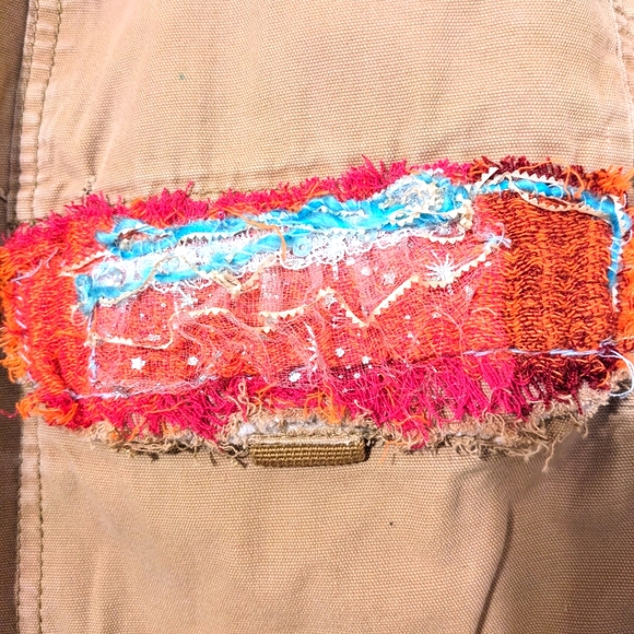 OOAK Bloomers Crop Handmade Festival Boho Hippie Cottage Core Pants - Picture 6 of 7